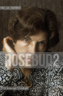 English writer Ruth Rendell. Paris, September 30, 1992 - ©Ulf Andersen/Rosebud2