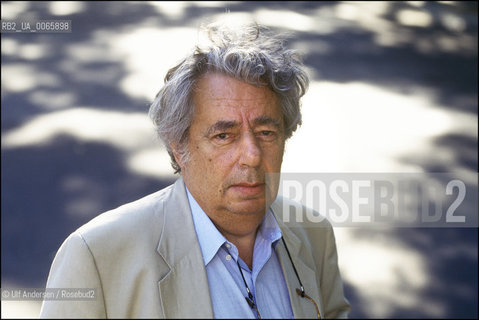 Canadian writer Mordecai Richler. Paris, September 10, 1999 - ©Ulf Andersen/Rosebud2