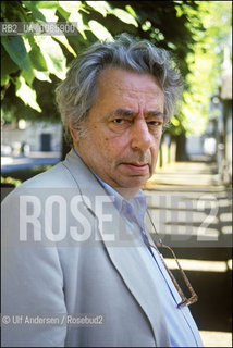 Canadian writer Mordecai Richler. Paris, September 10, 1999 - ©Ulf Andersen/Rosebud2