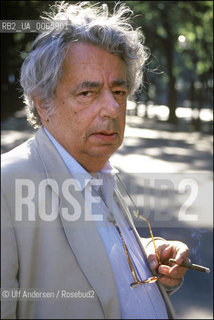 Canadian writer Mordecai Richler. Paris, September 10, 1999 - ©Ulf Andersen/Rosebud2