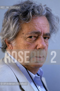 Canadian writer Mordecai Richler. Paris, September 10, 1999 - ©Ulf Andersen/Rosebud2