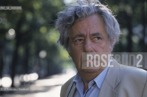 Canadian writer Mordecai Richler. Paris, September 10, 1999 - ©Ulf Andersen/Rosebud2