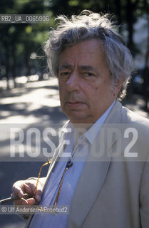 Canadian writer Mordecai Richler. Paris, September 10, 1999 - ©Ulf Andersen/Rosebud2