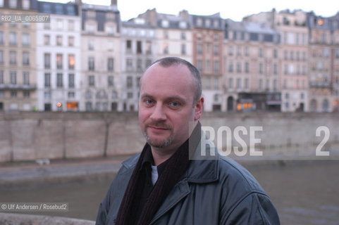 Irish writer Keith Ridgway. Paris, January  10, 2004 - ©Ulf Andersen/Rosebud2