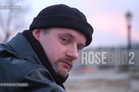 Irish writer Keith Ridgway. Paris, January  10, 2004 - ©Ulf Andersen/Rosebud2