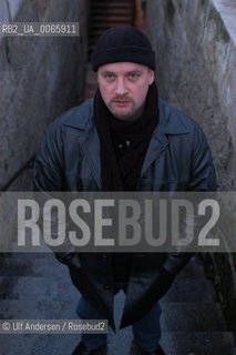 Irish writer Keith Ridgway. Paris, January  10, 2004 - ©Ulf Andersen/Rosebud2