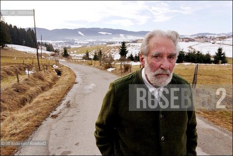 Italian writer Mario Rigoni Stern. Asiago, January 2002 - ©Ulf Andersen/Rosebud2