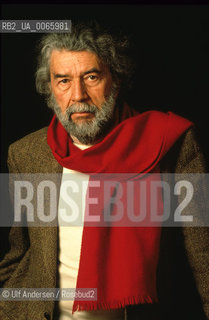 French writer Alain Robbe Grillet. Paris, February 21, 1994 - ©Ulf Andersen/Rosebud2
