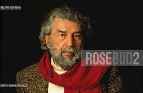 French writer Alain Robbe Grillet. Paris, February 21, 1994 - ©Ulf Andersen/Rosebud2