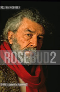 French writer Alain Robbe Grillet. Paris, February 21, 1994 - ©Ulf Andersen/Rosebud2