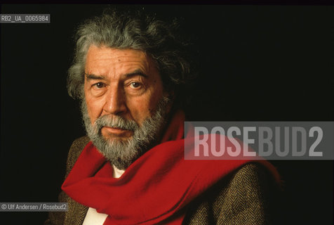 French writer Alain Robbe Grillet. Paris, February 21, 1994 - ©Ulf Andersen/Rosebud2