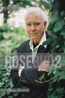 Canadian writer Leon Rooke. Paris, October 19, 2002 - ©Ulf Andersen/Rosebud2