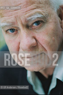Canadian writer Leon Rooke. Paris, October 19, 2002 - ©Ulf Andersen/Rosebud2