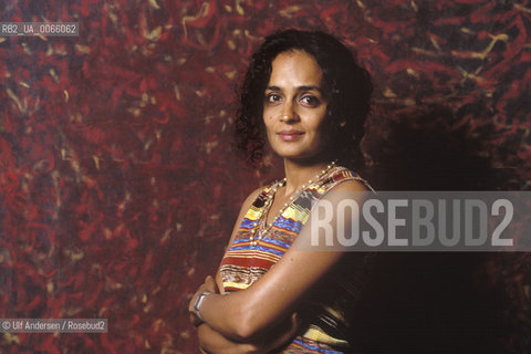 Indian writer Arundhati Roy. Paris, March 31, 1998 - ©Ulf Andersen/Rosebud2