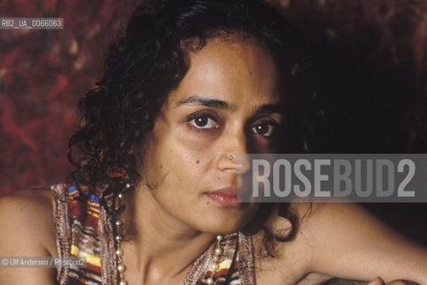 Indian writer Arundhati Roy. Paris, March 31, 1998 - ©Ulf Andersen/Rosebud2