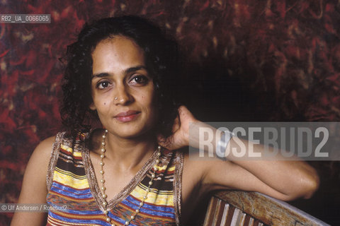 Indian writer Arundhati Roy. Paris, March 31, 1998 - ©Ulf Andersen/Rosebud2