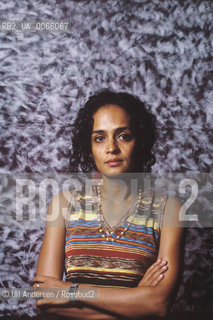 Indian writer Arundhati Roy. Paris, March 31, 1998 - ©Ulf Andersen/Rosebud2