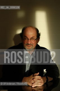 author Salman Rushdie during his promotion tour..©Ulf Andersen/Rosebud2