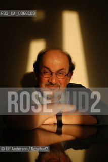 author Salman Rushdie during his promotion tour..©Ulf Andersen/Rosebud2