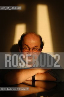 author Salman Rushdie during his promotion tour..©Ulf Andersen/Rosebud2