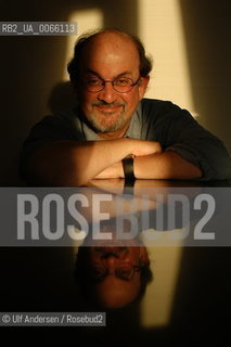 author Salman Rushdie during his promotion tour..©Ulf Andersen/Rosebud2