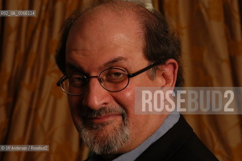 author Salman Rushdie during his promotion tour..©Ulf Andersen/Rosebud2