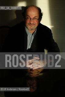 author Salman Rushdie during his promotion tour..Photo by ©Ulf Andersen/Rosebud2