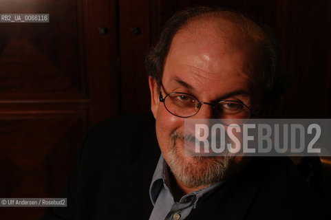 author Salman Rushdie during his promotion tour..©Ulf Andersen/Rosebud2