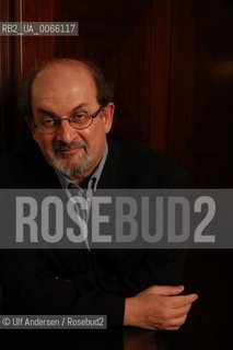 author Salman Rushdie during his promotion tour..©Ulf Andersen/Rosebud2