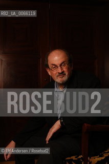 author Salman Rushdie during his promotion tour..©Ulf Andersen/Rosebud2