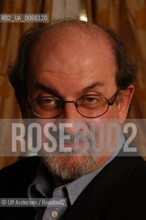 author Salman Rushdie during his promotion tour..©Ulf Andersen/Rosebud2