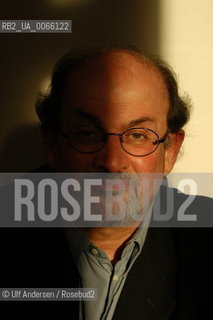 author Salman Rushdie during his promotion tour..©Ulf Andersen/Rosebud2