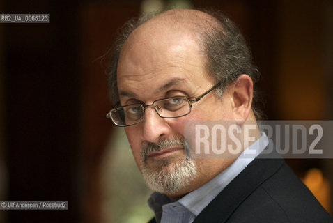 English writer Salman Rushdie. Paris, October 14, 2008 - ©Ulf Andersen/Rosebud2