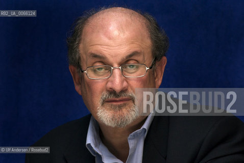 English writer Salman Rushdie. Paris, October 14, 2008 - ©Ulf Andersen/Rosebud2