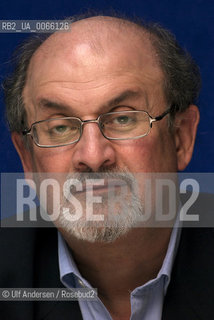 English writer Salman Rushdie. Paris, October 14, 2008 - ©Ulf Andersen/Rosebud2