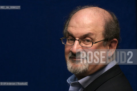 English writer Salman Rushdie. Paris, October 14, 2008 - ©Ulf Andersen/Rosebud2