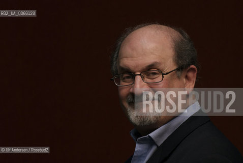 English writer Salman Rushdie. Paris, October 14, 2008 - ©Ulf Andersen/Rosebud2