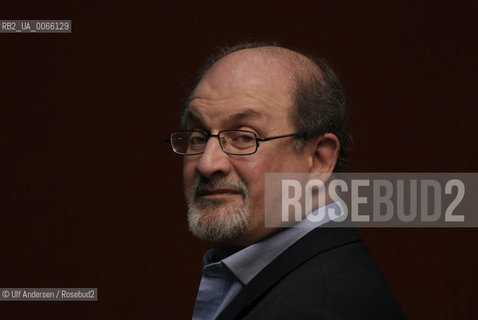 English writer Salman Rushdie. Paris, October 14, 2008 - ©Ulf Andersen/Rosebud2