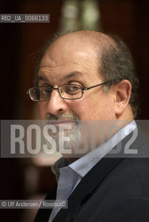 English writer Salman Rushdie. Paris, October 14, 2008 - ©Ulf Andersen/Rosebud2