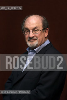 English writer Salman Rushdie. Paris, October 14, 2008 - ©Ulf Andersen/Rosebud2