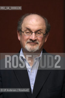 English writer Salman Rushdie. Paris, October 14, 2008 - ©Ulf Andersen/Rosebud2