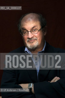 English writer Salman Rushdie. Paris, October 14, 2008 - ©Ulf Andersen/Rosebud2