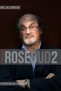 English writer Salman Rushdie. Paris, October 14, 2008 - ©Ulf Andersen/Rosebud2