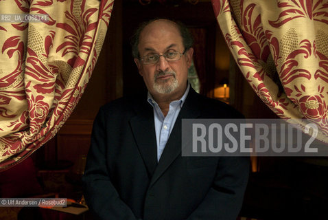 English writer Salman Rushdie. Paris, October 14, 2008 - ©Ulf Andersen/Rosebud2