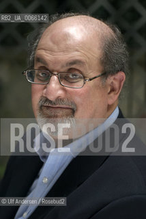 English writer Salman Rushdie. Paris, October 14, 2008 - ©Ulf Andersen/Rosebud2