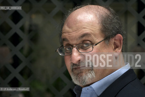 English writer Salman Rushdie. Paris, October 14, 2008 - ©Ulf Andersen/Rosebud2