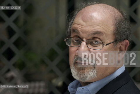 English writer Salman Rushdie. Paris, October 14, 2008 - ©Ulf Andersen/Rosebud2