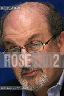 English writer Salman Rushdie. Paris, October 14, 2008 - ©Ulf Andersen/Rosebud2