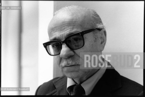 Argentinian writer Ernesto Sabato. Paris, June 20, 1983 - ©Ulf Andersen/Rosebud2