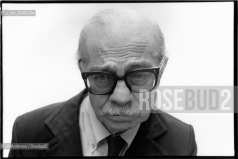 Argentinian writer Ernesto Sabato. Paris, June 20, 1983 - ©Ulf Andersen/Rosebud2